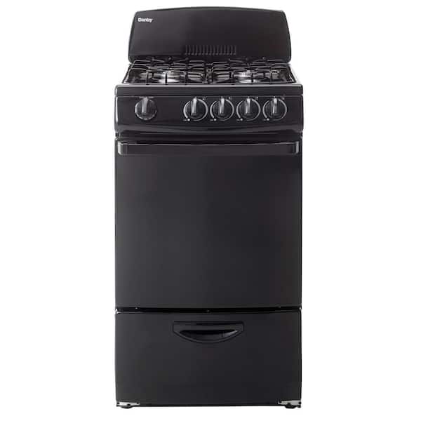 Danby 20 in. 2.4 cu. ft. Gas Range with Manual Clean Oven in Black