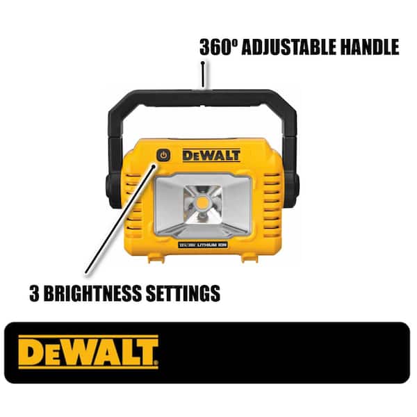 DEWALT DCL077BW230 20V MAX Compact Task Light and (1) 20V MAX Compact Lithium-Ion 3.0Ah Battery - 2