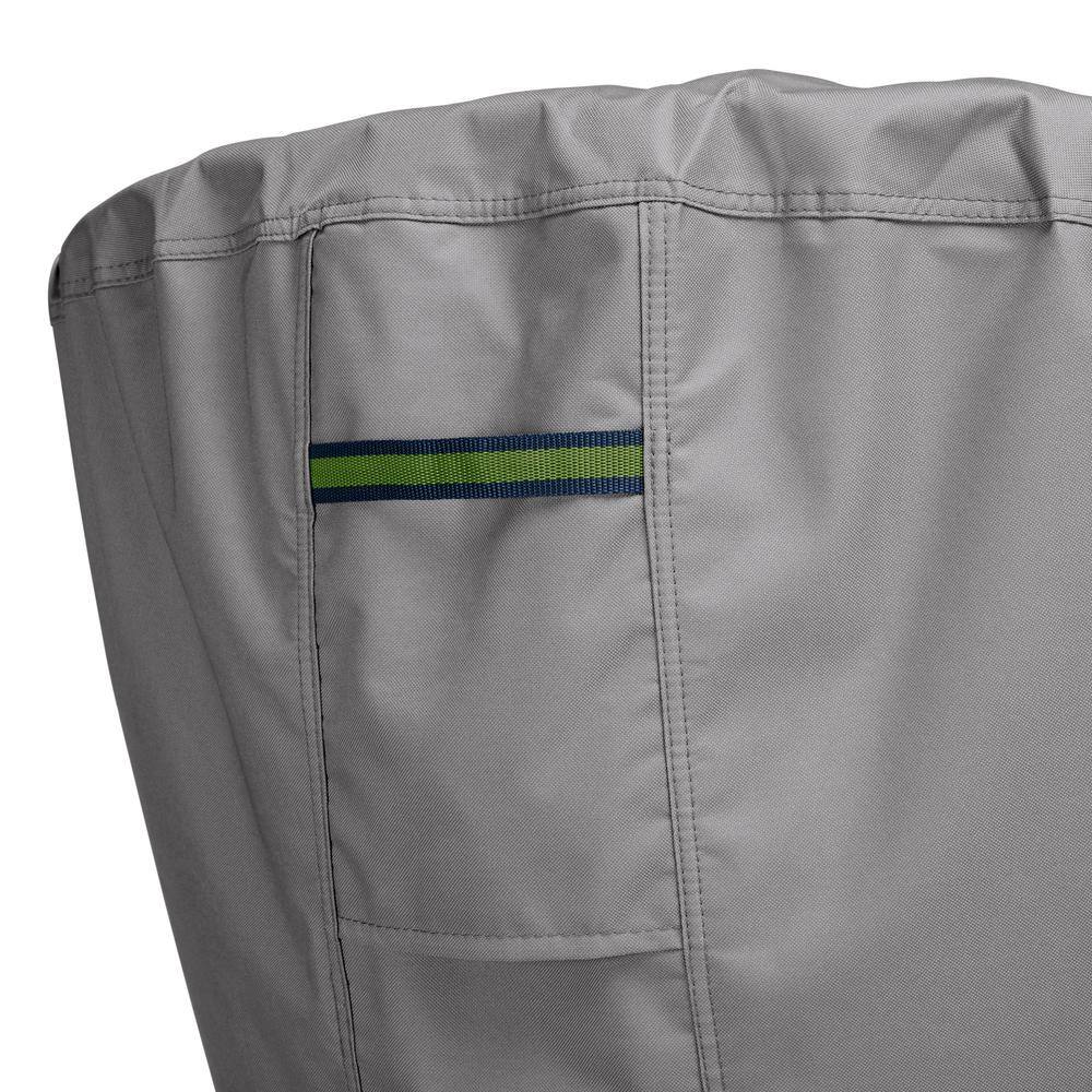Soteria Gray Waterproof Stand-Up Patio Heater Cover, 34" x 86"