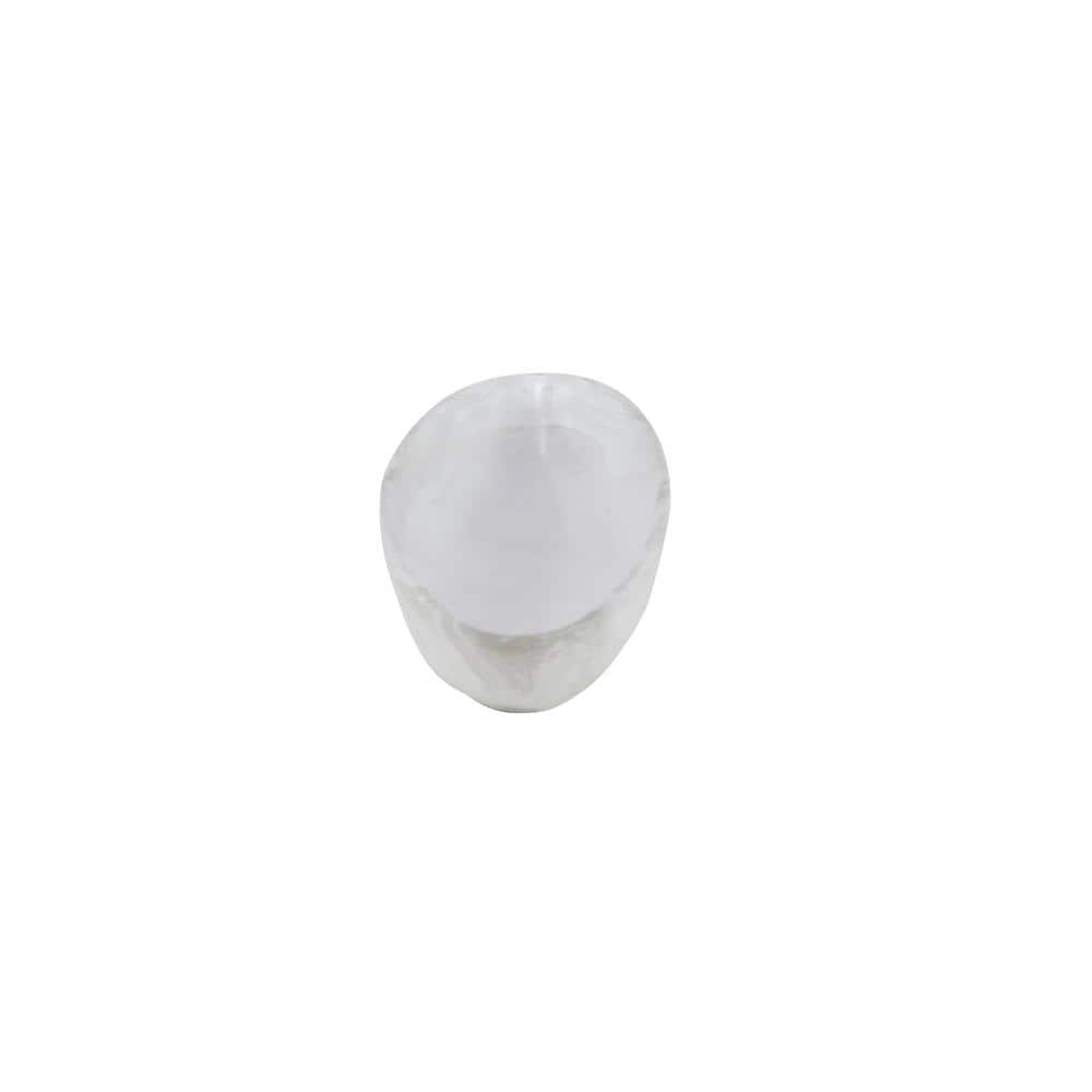 CosmoLiving Minimalist White Porcelain Oval Planter Set, 24"x10"