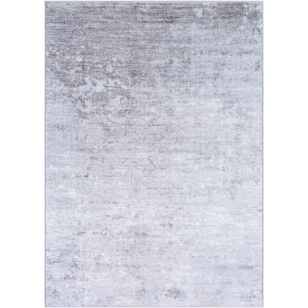 Livabliss Meckler Sterling Gray 9 ft. x 12 ft. Indoor Area Rug