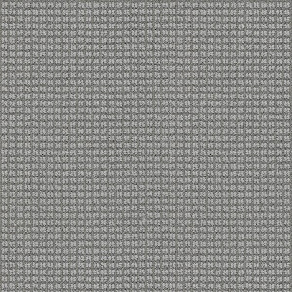 Lifeproof Lyrical Color Harvey Gray 38 oz. Nylon Pattern Installed Carpet