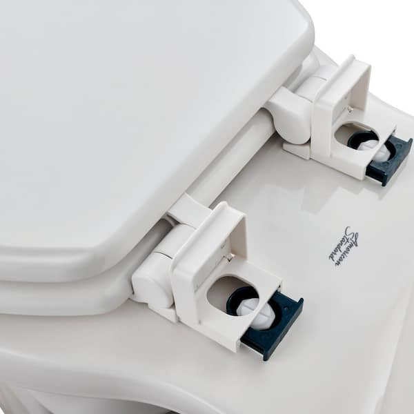 American Standard Champion Slow-Close Elongated Closed Front Toilet Seat in  White 5267A60C.020 - The Home Depot