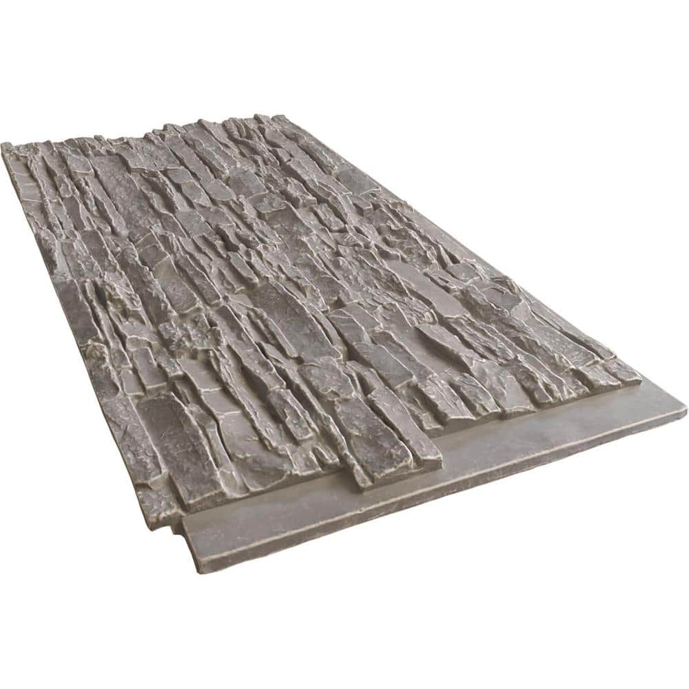 Gray Granite Faux Stone Panel for Interior and Exterior