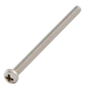 M3-0.5x45mm Stainless Steel Pan Head Phillips Drive Machine Screw 2-Pieces