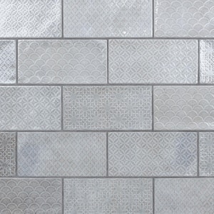 Camden Decor Grey 4 in. x 8 in. Ceramic Wall Tile (11.5 sq. ft./Case)