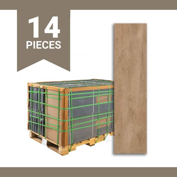 MSI Lucas Betula 2 cm. x 12 in. x 48 in. Matte Porcelain Wood Look