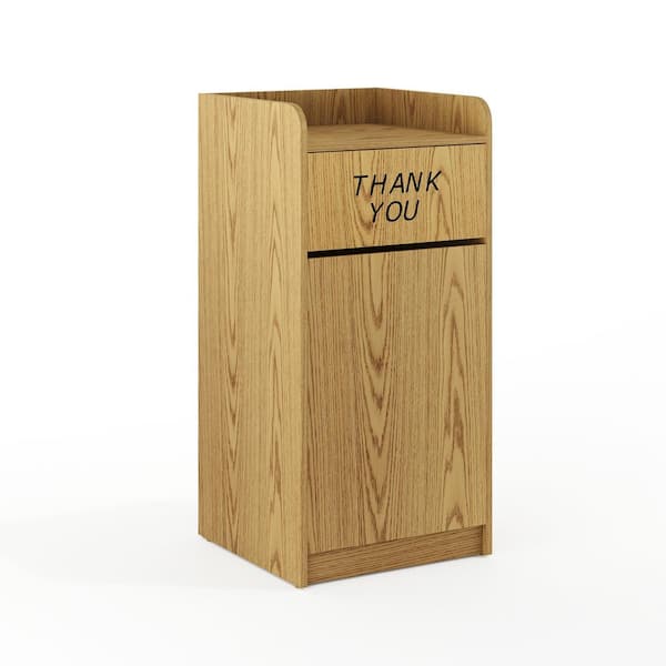 Carnegy Avenue Oak Trash Receptacles