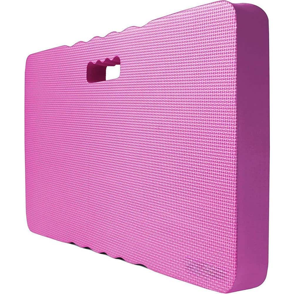 24 in. Thick Kneeling Pad, Garden Kneeler for Gardening, Pink