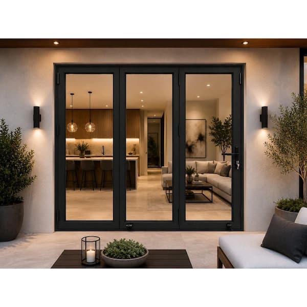 TEZA DOORS Teza B75 Series 120 in. x 80 in. Bifold 3-Panel