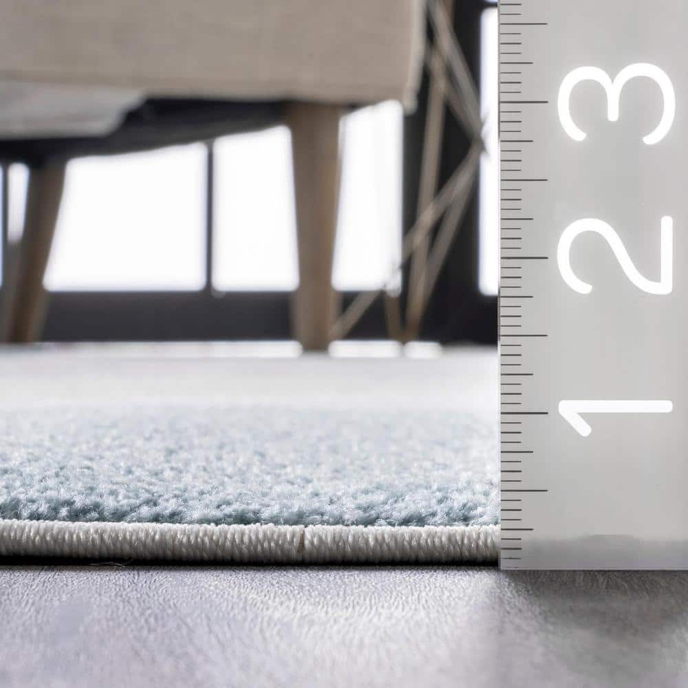 Gray and Multicolor Abstract Synthetic Area Rug, 6.5 x 9 ft
