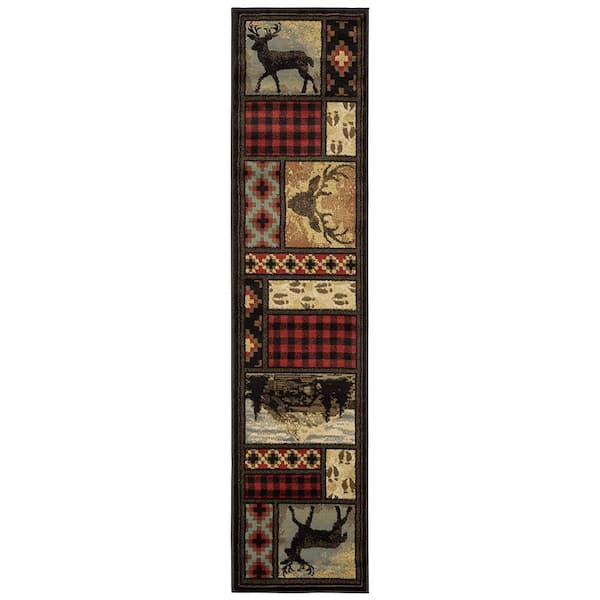 Home Decorators Collection Valor Multi 2 ft. x 8 ft. Runner Rug