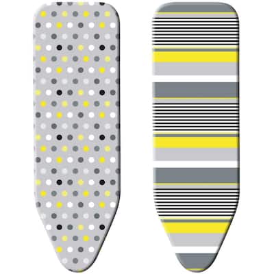 SIMPLIFY Scorch Resistant Ironing Board Cover and Pad in Graphite  25448-GRAPHITE - The Home Depot