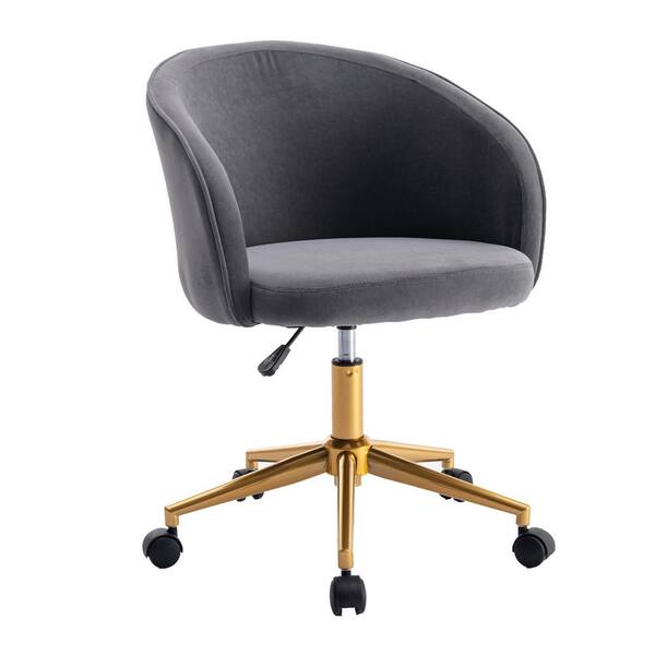 gold base swivel desk chair