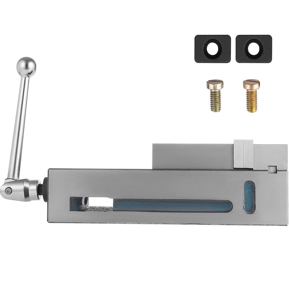 SKYSHALO 4 in. /100 mm Milling Vise, Bench Clamp Vise Nodular Cast Iron, Clamping Force 19KN Max, Milling Machine Vise