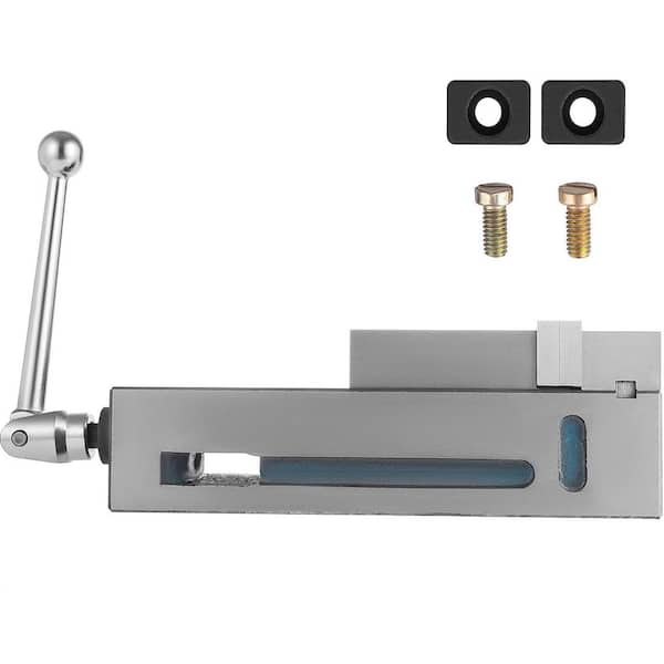 4 in. /100 mm Milling Vise, Bench Clamp Vise Nodular Cast Iron, Clamping Force 19KN Max, Milling Machine Vise