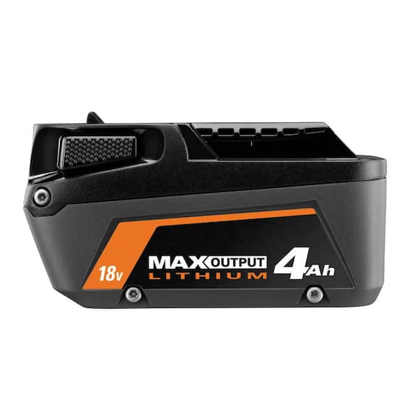 RIDGID - 18V MAX Output Starter Kit with (2) 4.0 Ah Batteries and Charger