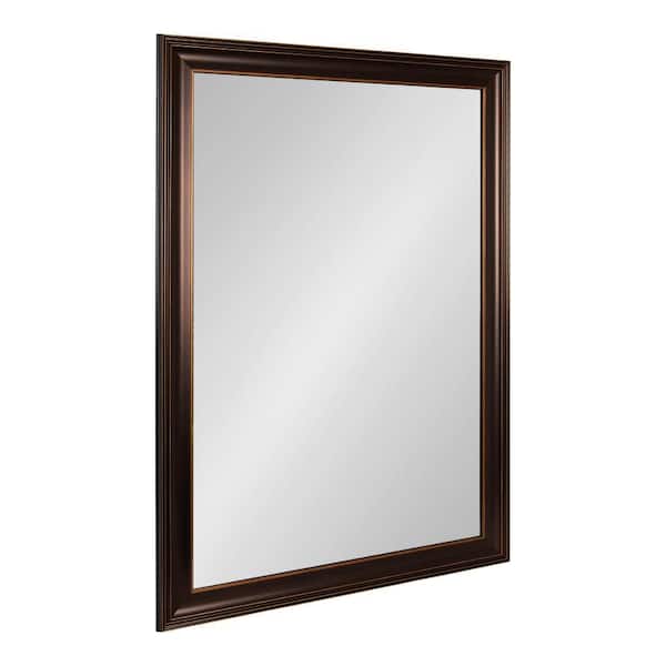 Galiano Bronze 29 in. W x 41 in. H Rectangle Plastic Wall Mirror