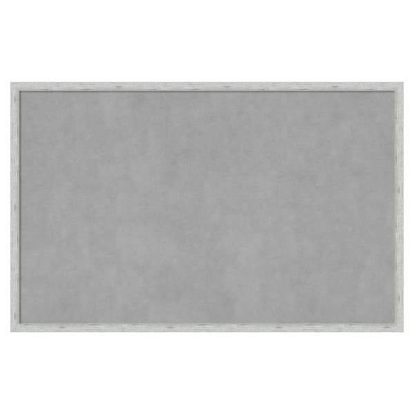 Amanti Art Imprint Silver 33 in. x 21 in Framed Magnetic Board