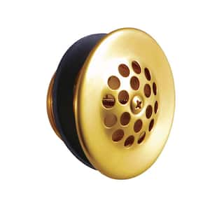 Tub and Shower Drain Strainer, Brushed Brass