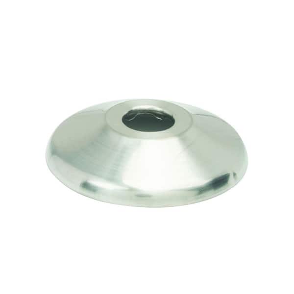BrassCraft 1/2 in. Nominal (5/8 in. O.D.) Shallow Escutcheon for Copper Pipe in Satin Nickel