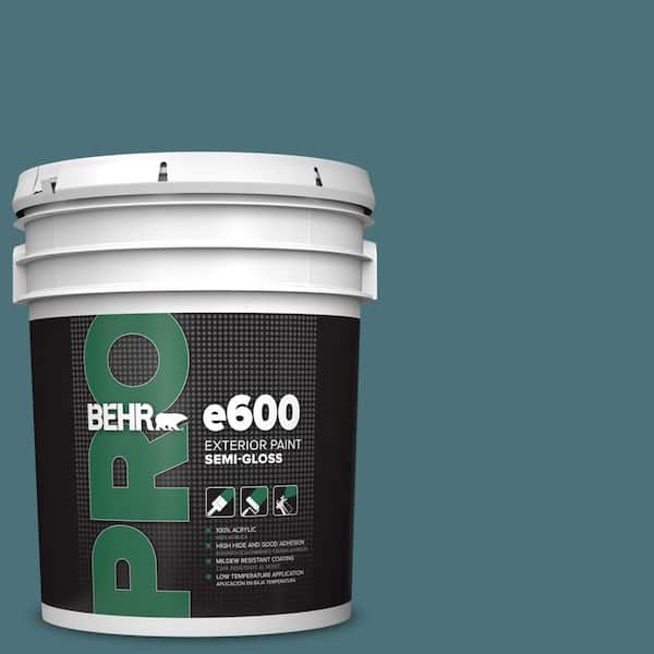 5 Gal. #S450-6A River Rapids Semi-Gloss Acrylic Exterior Paint