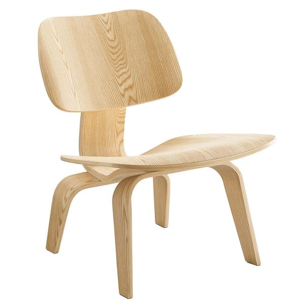 MODWAY Fathom Natural Wood Lounge Chair