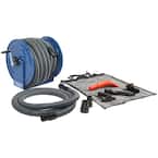  Industrial Steel Reel with 30 Ft. Hose and Garage Attachment  Kit for Wet/Dry Vacuums : Tools & Home Improvement