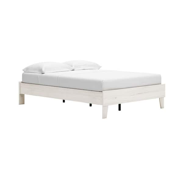 Signature DESIGN BY ASHLEY Socalle Gray Wood Frame Full Platform Bed
