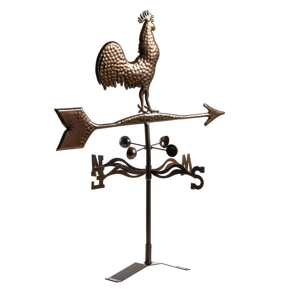 Rooster 28.7 in. H Red Brown Metal Wind Weathervane price history on PriceWatchPro