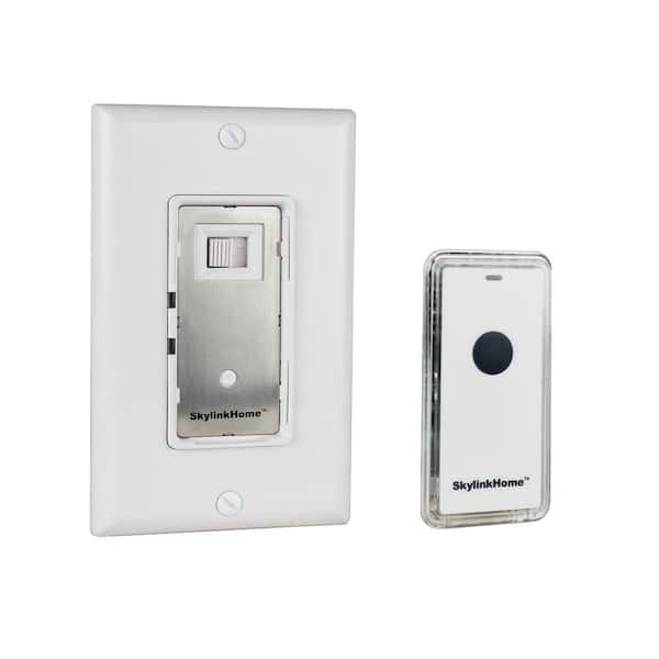 SkyLink WR-318 Dimmable Wall Switch with Remote - White