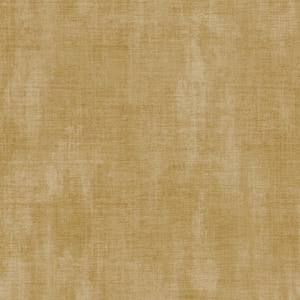 Into The Wild Yellow Textured Plain Weave Paper Non-Pasted Non-Woven Wallpaper Roll