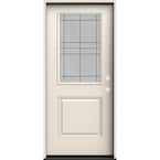 JELD-WEN 36 In. X 80 In. Left-Hand/Inswing 3/4 Lite Wendover Decorative ...