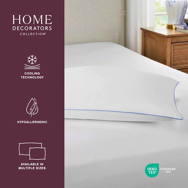 Every Position Cooling Down Alternative King Pillow (36 in. L) (Set of 2)