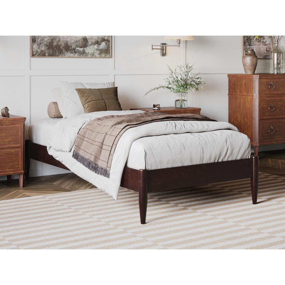 AFI Pasadena 14 In. Espresso Twin XL Solid Wood Platform Bed AR7711031 ...