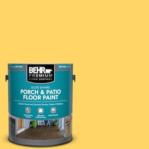 1 gal. #P290-5 Squash Blossom Gloss Enamel Interior/Exterior Porch and Patio Floor Paint