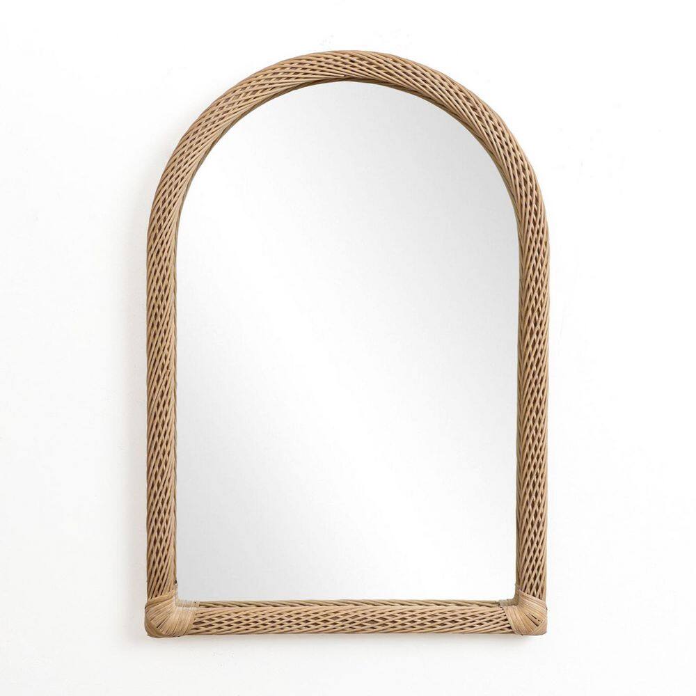 23.62 in. W x 35.43 in. H Bamboo Frame Arch Rectangle Accent and Vanity Wall Mirror price history on PriceWatchPro