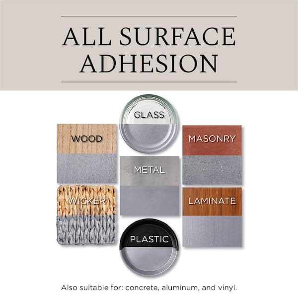 11 oz. All Surface Metallic Dark Steel Spray Paint and Primer in One (6-Pack)