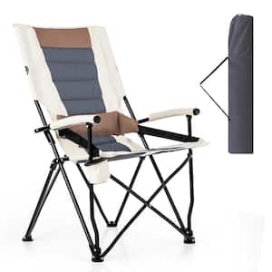 Camping Folding Chair w/Cup Holder 330 LBS Load Capacity for Picnic Camping