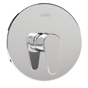 Century 1-Handle Wall Mount Pressure-Balancing Round Shower Trim in Polished Chrome (Valve Not Included)