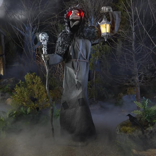 6.5 ft. Gruesome Grounds Animated LED Raven H17