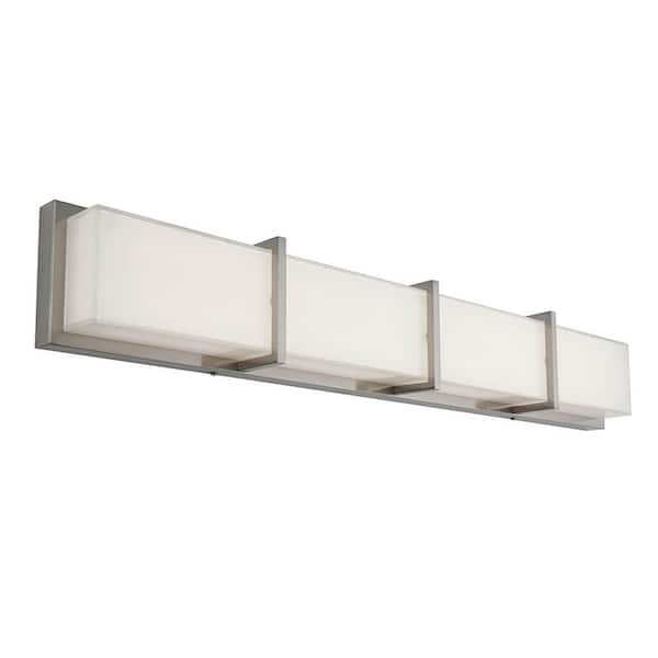 stainless steel vanity light fixture