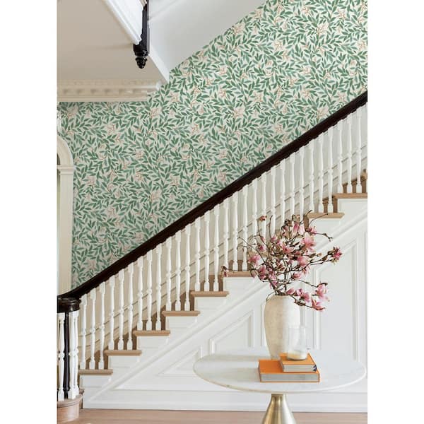 Willowberry Emerald Green Metallic Non-Pasted Wallpaper