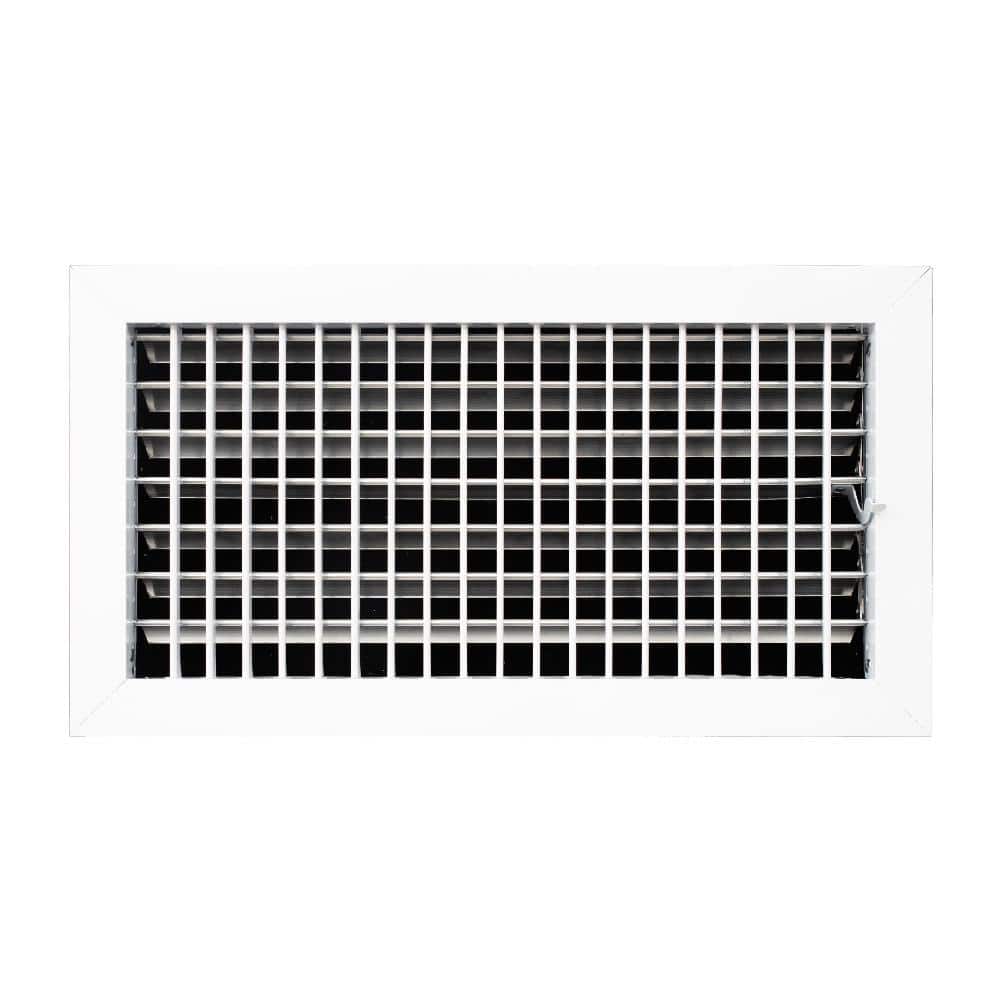 16 in. x 8 in. Aluminum Adjustable Wall Register in White price history on PriceWatchPro