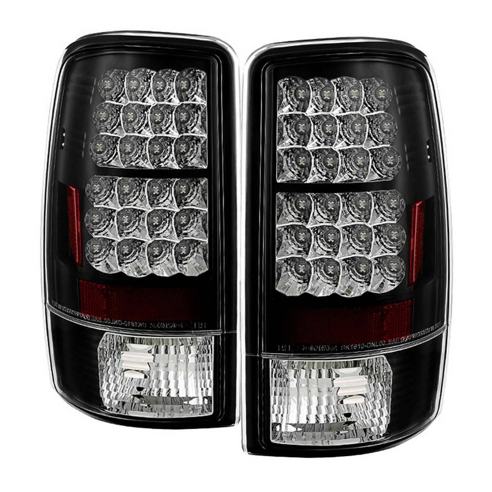 Spyder Auto Chevy Suburban/Tahoe 1500/2500 00-06 / GMC Yukon/Yukon XL 00-06  LED Tail Lights - Black 5001528 - The Home Depot