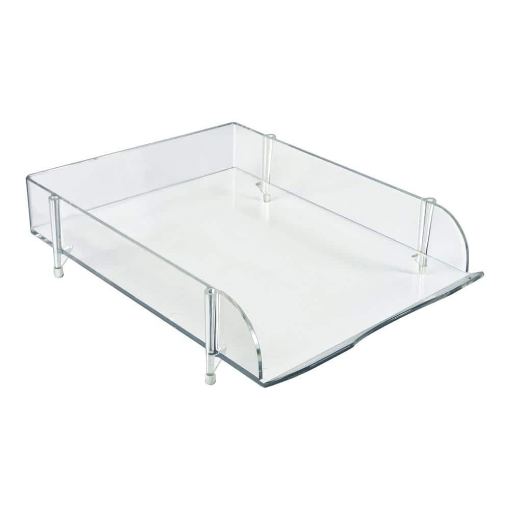 Acrylic Large Paper Tray with Drawer - Threshold