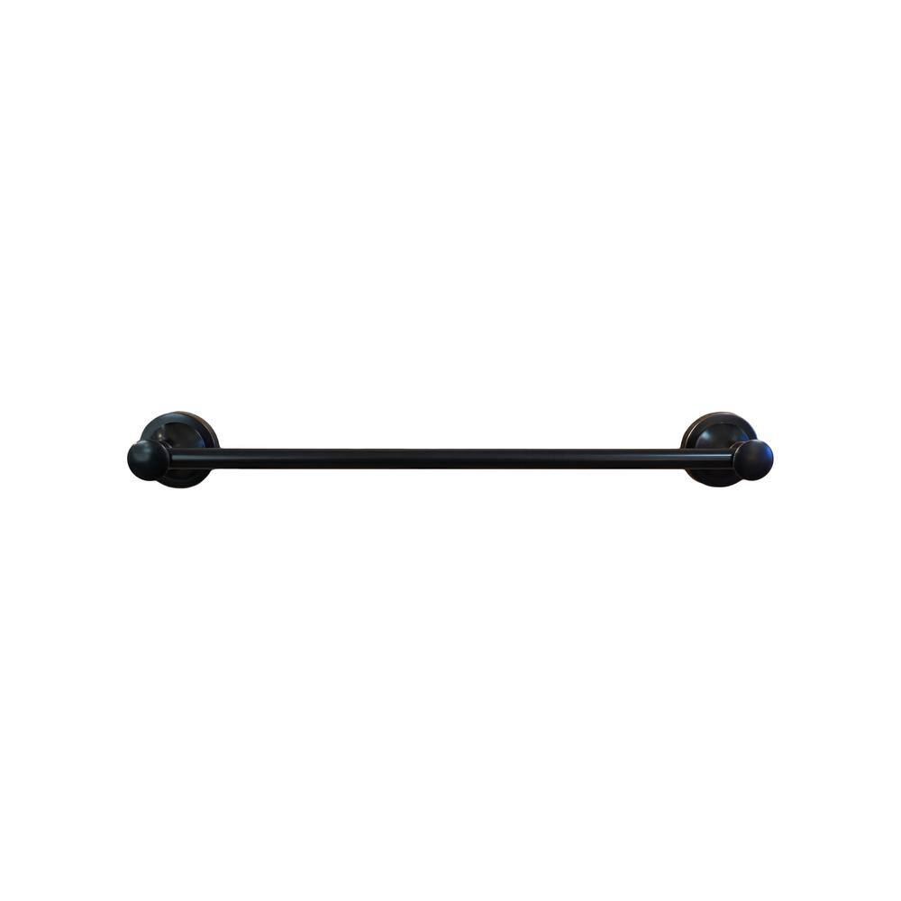 London 18 in. Wall Mounted Single Towel Bar Bath Hardware Accessory in Oil 