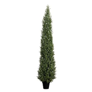 8 ft. UV Resistant Artificial Boxwood Topiary Tree (Indoor/Outdoor)