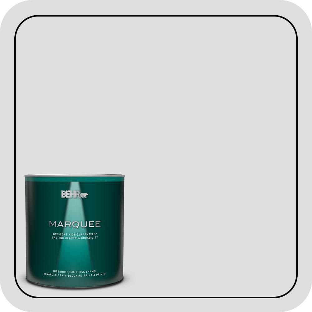 1 qt. #660E-1 Lavender Lace Semi-Gloss Enamel Interior Paint & Primer price history on PriceWatchPro