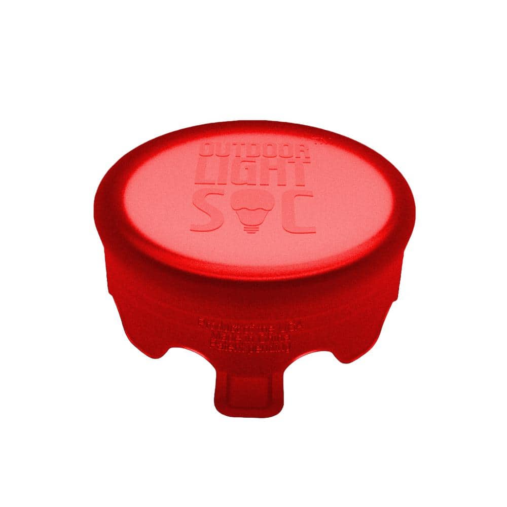 Outdoor Light Soc Red